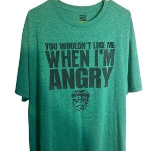 Marvel Hulk Comics Heather Green T-Shirt